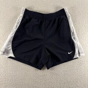 Nike Women's Running Shorts Black White Athletic‎ Gym Workout Small S Sportswear